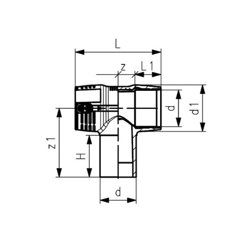 Tê de Redução Sdr 11