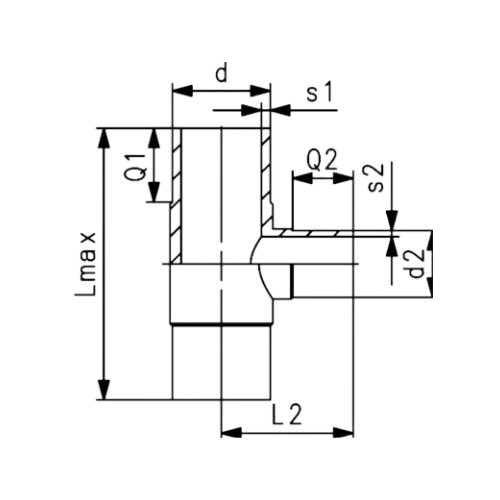 Tê de Redução Sdr 11